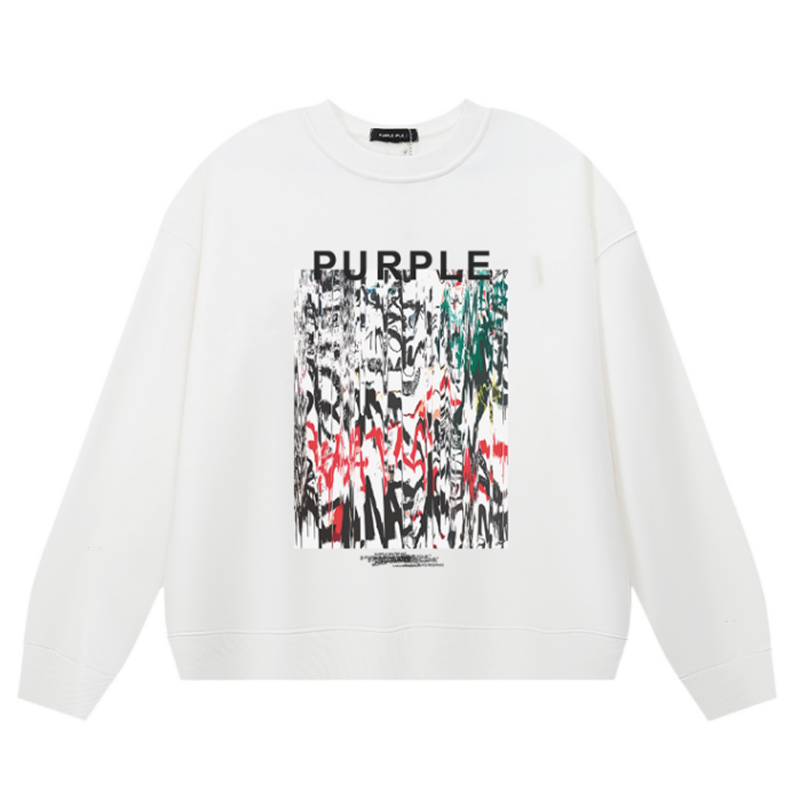 Purple Brand Logo Printed Sweatshirt