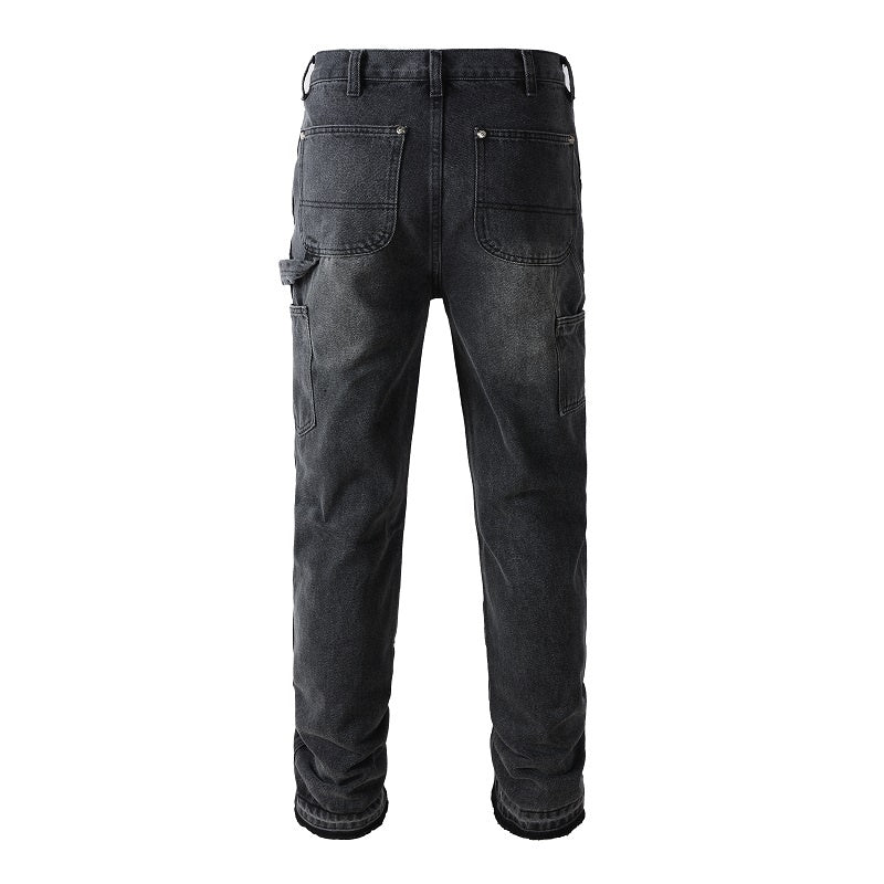 AMIRI Loose Jeans #9301 – Distressed Cotton Denim
