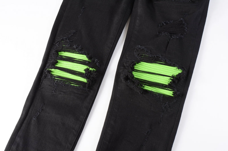 AMIRI Slim Fit Distressed Jeans – Full Length Denim