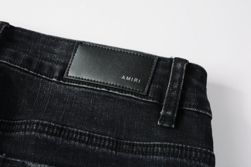 AMIRI Slim Fit Distressed Jeans – Full Length Denim