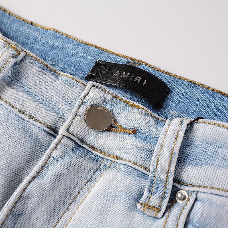 AMIRI Slim Fit Distressed Jeans #6589