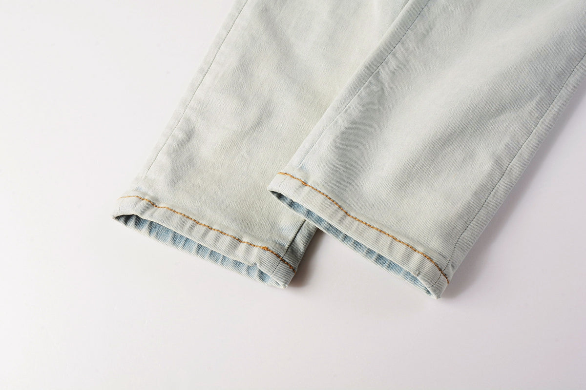 AMIRI Slim Jeans #8990 – Distressed Cotton Denim