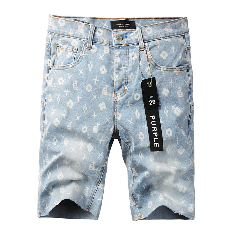 Purple Brand Denim Shorts #5089 | Relaxed Fit Cotton